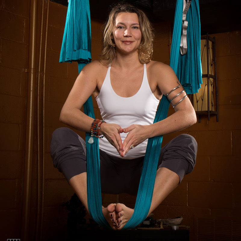 VaihAyasa Aerial Yoga Master Teacher Trainer Heather Diamond